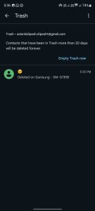 Recover Deleted Contacts
